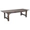 Flash Furniture Rectangle 40 in W, 108 in L, 30 in H, Pine Wood, Pinus Glabra, Steel, Mahogany XA-F-108X40-MG-GG - alternate 10